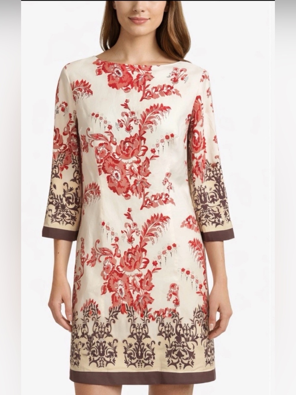 Elegant Neiman Marcus Exclusive silk shift dress size 10